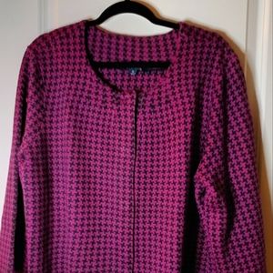 Boss Moves Houndstooth Sweater Blazer